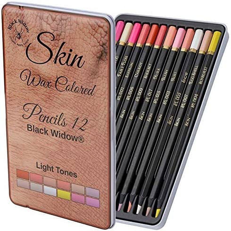 Medihealth 1 Light Skin Tone Colored Pencils for Adults - Color Pencils for portraits and Skintone Artists Pencil